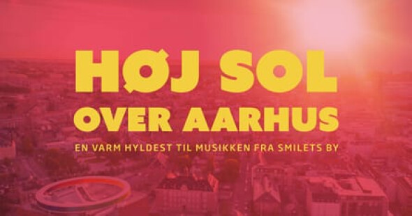 Høj sol over Aarhus